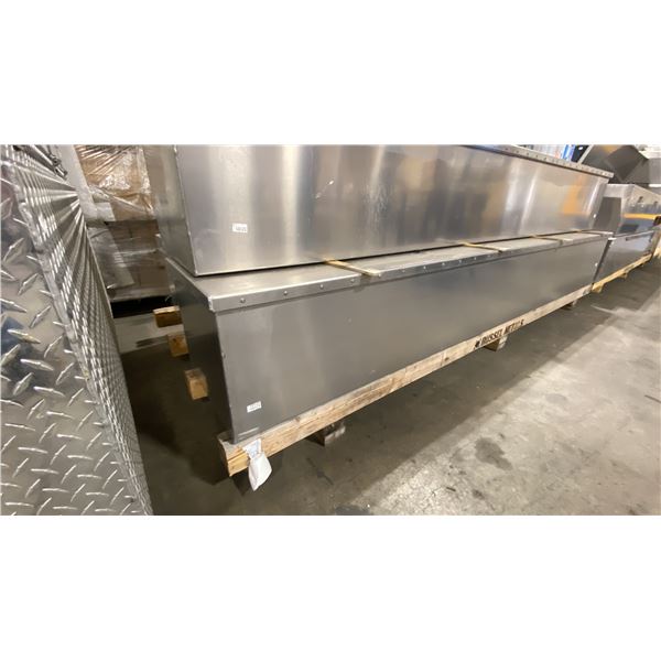 ALUMINUM SERVICE/TOOL CHEST APPROX 117"L X 18.5"D X 16"H