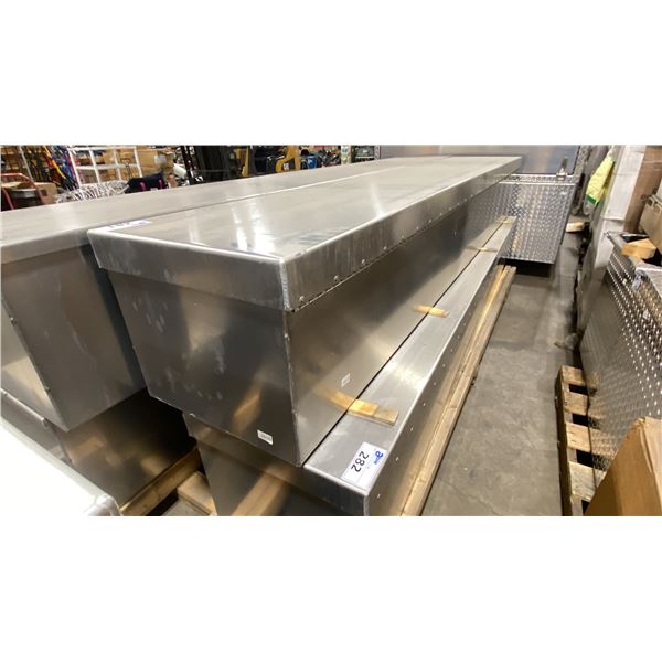 ALUMINUM SERVICE/TOOL CHEST APPROX 107"L X 19"D X 16"H