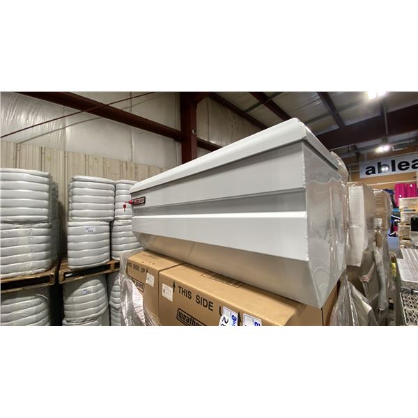 WEATHER GUARD MODEL 675-3-01, 47" HEAVY DUTY ALL PURPOSE WHITE STEEL TRUCK CHEST