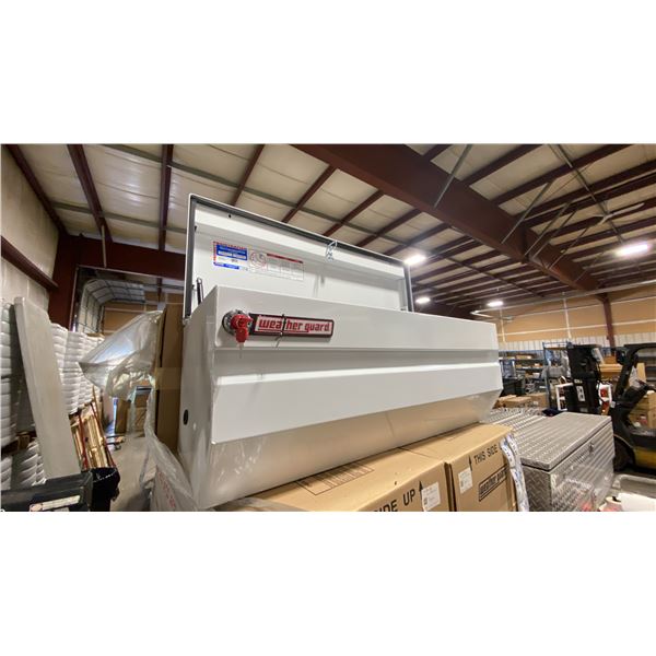 WEATHER GUARD MODEL 675-3-01, 47" HEAVY DUTY ALL PURPOSE WHITE STEEL TRUCK CHEST