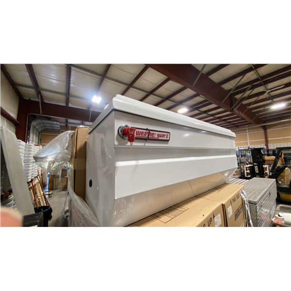 WEATHER GUARD MODEL 675-3-01, 47" HEAVY DUTY ALL PURPOSE WHITE STEEL TRUCK CHEST