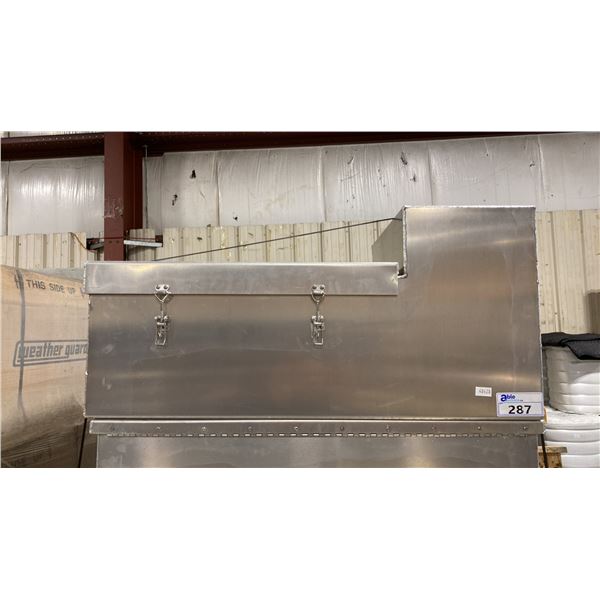 ALUMINUM SERVICE/TOOL CHEST APPROX 40"L X 18"D X 19"/14"H