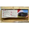 Image 3 : SDLANCH SDLGM1220F HEAVY DUTY GALVANIZED CORRUGATED LIVESTOCK SHELTER WITH OPEN FRONT ENTRY,
