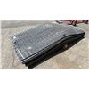 Image 2 : PALLET OF 15- 4'W X 8'L BLACK INDUSTRIAL HIGH-DENSITY POLYETHYLENE GROUND PROTECTION MATS