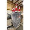 Image 1 : PALLET OF APPROX 168 RED REFLECTIVE TRAFFIC CONES