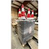 Image 2 : PALLET OF APPROX 168 RED REFLECTIVE TRAFFIC CONES