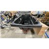 Image 3 : ULINE H-1378BL BLACK RUBBERMAID MATERIAL STANDARD TILT TRUCK- 1 CUBIC YARD CAPACITY
