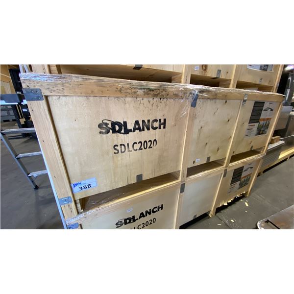SDLANCH SDLC2020 20' X 20' ALL STEEL HIGH END CARPORT W/ OPEN SIDE WALLS *IN WOODEN CRATE*