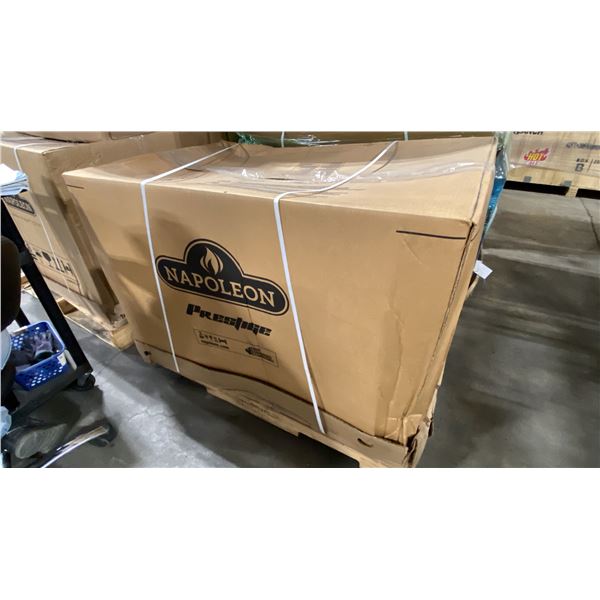 NAPOLEON PRESTIGE MODEL P665RSIBPSS. STAINLESS STEEL PROPANE 5 BURNER GRILL WITH SIDE BURNER,