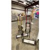 Image 1 : STANLEY CONVERTIBLE HAND TRUCK, RED/BLACK CONVERTIBLE HAND TRUCK & 2 MAGNETIC FLOOR SWEEPERS