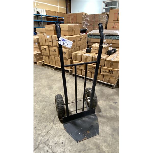 BLACK METAL PNEUMATIC TIRE 2 WHEEL HAND TRUCK