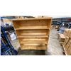 Image 1 : WOODEN MOBILE MULTI TIER MOVING CARTS APPROX 48"L X 24"D X 55.5"H