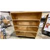 Image 1 : WOODEN MOBILE MULTI TIER MOVING CARTS APPROX 48"L X 24"D X 55.5"H
