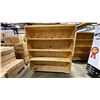 Image 1 : WOODEN MOBILE MULTI TIER MOVING CARTS APPROX 48"L X 24"D X 55.5"H