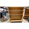Image 1 : WOODEN MOBILE MULTI TIER MOVING CARTS APPROX 48"L X 24"D X 55.5"H