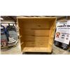 Image 2 : WOODEN MOBILE MULTI TIER MOVING CARTS APPROX 48"L X 24"D X 55.5"H