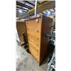 Image 6 : GROUP OF ASSORTED FOLDING STEP LADDERS, 7 DRAWER 2 TONE DRESSER WITH SILVER KNOBS, 2 BLACK TABLE