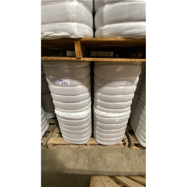 PALLET OF 12 BAILS OF 12 PCS COMMERCIAL BLACK / GREY NEW WAREHOUSE TRANSPORT PADS