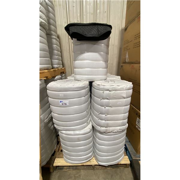 PALLET OF 14 BAILS OF 12 PCS COMMERCIAL BLACK / GREY NEW WAREHOUSE TRANSPORT PADS