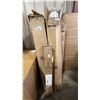 Image 1 : GROUP OF APPROX 12 ASSORTED OUTDOOR CANVAS PATIO UMBRELLAS & BLACK METAL MULTI UMBRELLA STAND
