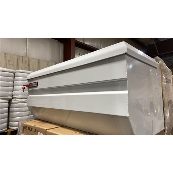 WEATHER GUARD MODEL 675-3-01, 47  HEAVY DUTY ALL PURPOSE WHITE STEEL TRUCK CHEST