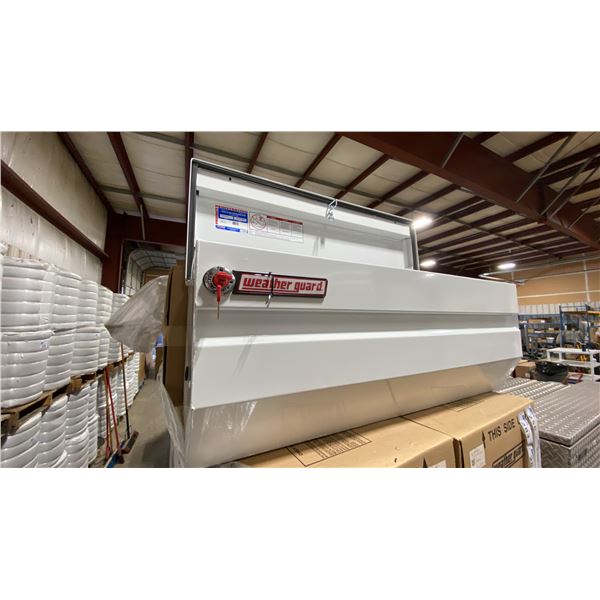 WEATHER GUARD MODEL 675-3-01, 47  HEAVY DUTY ALL PURPOSE WHITE STEEL TRUCK CHEST