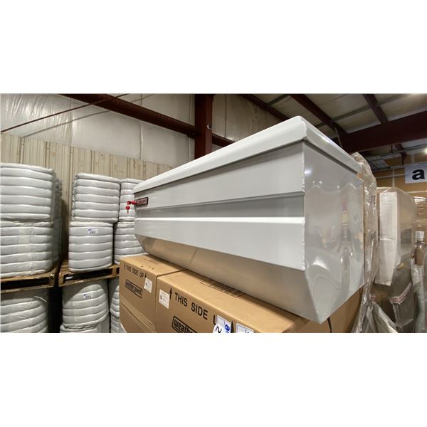 WEATHER GUARD MODEL 675-3-01, 47" HEAVY DUTY ALL PURPOSE WHITE STEEL TRUCK CHEST