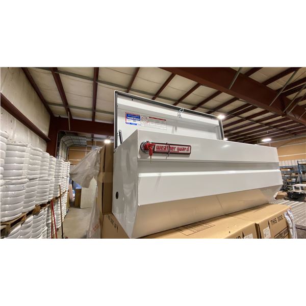 WEATHER GUARD MODEL 675-3-01, 47" HEAVY DUTY ALL PURPOSE WHITE STEEL TRUCK CHEST