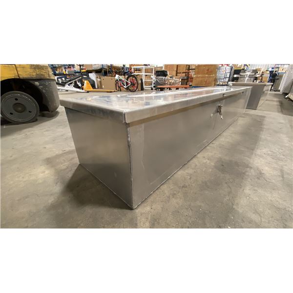 ALUMINUM SERVICE/TOOL CHEST APPROX 89.5"L X 18"D X 14"H