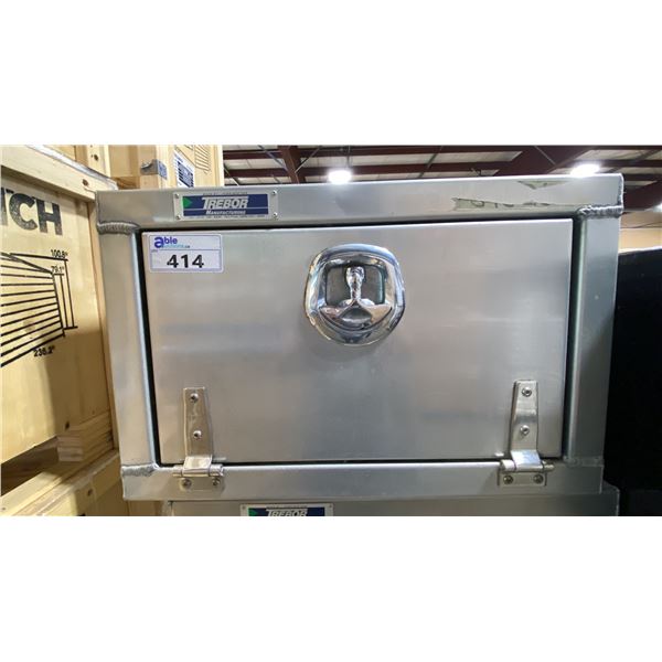 ALUMINUM SERVICE/TOOL CHEST APPROX 28" X 18"