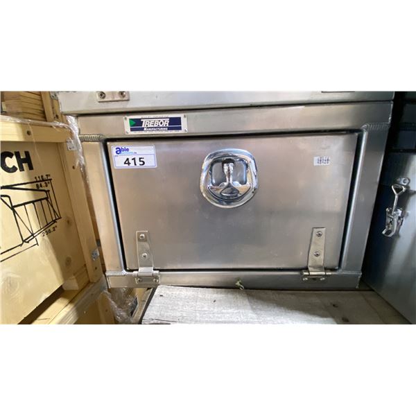 ALUMINUM SERVICE/TOOL CHEST APPROX 27" X 18"