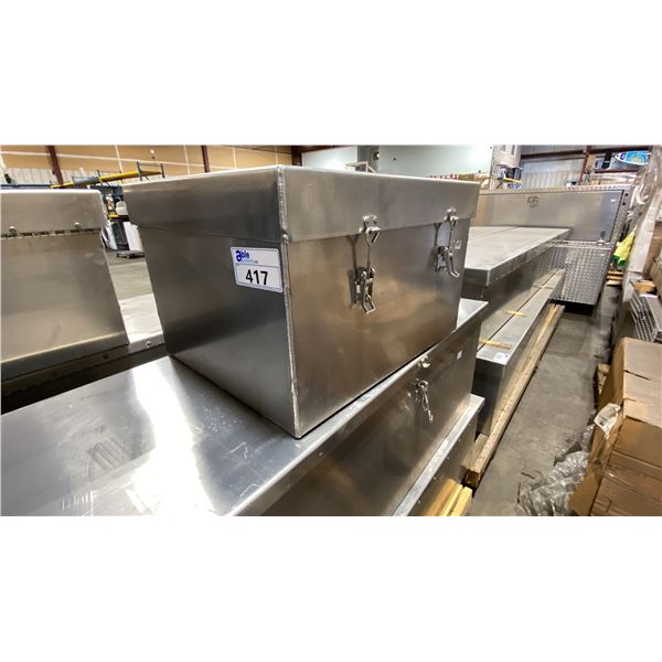 ALUMINUM SERVICE/TOOL CHEST APPROX 23L" X 18D" X 14"H
