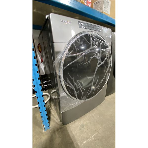 WHIRLPOOL MODEL YWED6620HC2. 7.4 CU. FT. FRONT LOAD ELECTRIC DRYER *USED CONDITION-DAMAGED ON TOP*