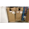 Image 1 : PAIR OF C.R PLASTIC PRODUCTS C25-16 SWIVEL PUB ARMCHAIRS *CHOCOLATE BROWN - 2 BOXES*