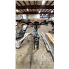Image 2 : ENVO D35 TEAL/WHITE 8 SPEED E-BIKE WITH FRONT SUSPENSION & REAR DISC BRAKES *MISSING FRONT WHEEL-