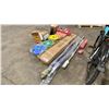 Image 2 : LARGE GROUP OF WEIGHT LIFTING EQUIPMENT- KANGSITE SQUAT RACK, 2 WEIGHT BARS, 1 CURL BAR,