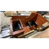 Image 3 : CHERRY FINISH L-SHAPE SINGLE PEDESTAL EXECUTIVE DESK *DISASSEMBLED*