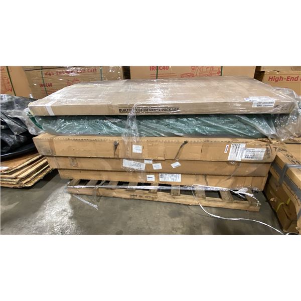 PALLET OF ASSORTED FURNITURE PARTS & OUTDOOR CHILDRENS STRUCTURE PARTS *MUST TAKE ALL*