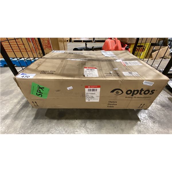 OPTOS MOBILE ADJUSTABLE HEIGHT DEVICE TABLE *IN BOX*