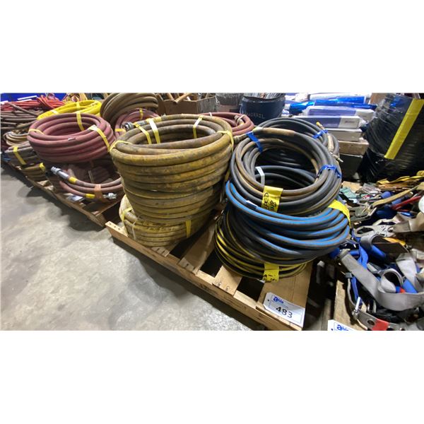 PALLET OF ASSORTED INDUSTRIAL AIR/WATER HOSE