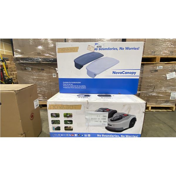 NOVABOT N SERIES AUTOMATIC LAWN MOWING SYSTEM WITH NOVA CANOPY ATTACHMENT