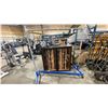 Image 1 : LARGE METAL MOBILE CLOTHING RACK & 2 DARK WOOD FRAMED BAMBOO PICTURES