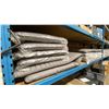 Image 1 : SHELF OF APPROX 5 GREY OUTDOOR PATIO CHAIR CUSHIONS & 4 GREY SEAT CUSHIONS