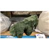 Image 2 : 2 LARGE PILLOW SEATS, GREY/WHITE STRIPED THROW PILLOWS & ASSORTED STUFFED ANIMALS