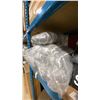 Image 6 : 2 LARGE PILLOW SEATS, GREY/WHITE STRIPED THROW PILLOWS & ASSORTED STUFFED ANIMALS