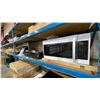 Image 1 : SHELF OF PARTS ONLY APPLIANCES-2 RANGE HOODS & WHITE SAMSUNG MICROWAVE
