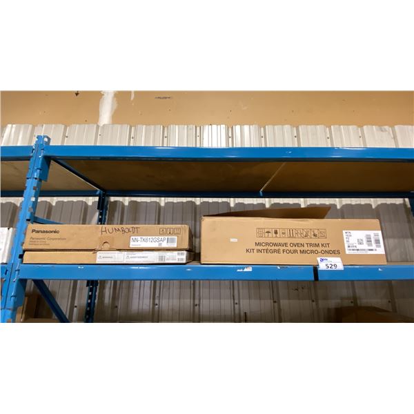 SHELF OF ASSORTED APPLIANCE / GRILL / OUTDOOR PRODUCTS PARTS *MUST TAKE ALL ON SHELF*