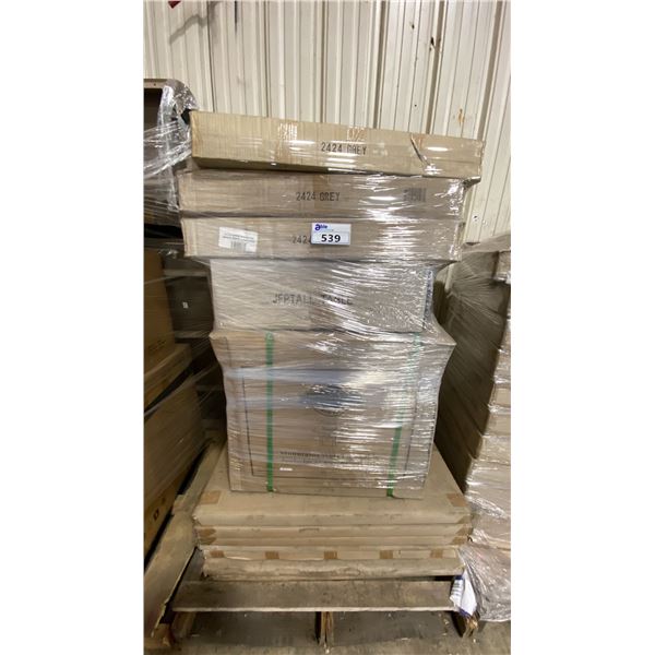PALLET OF JACKSON GRILLS OUTDOOR FIRE TABLE PARTS *MUST TAKE ALL ON PALLET*