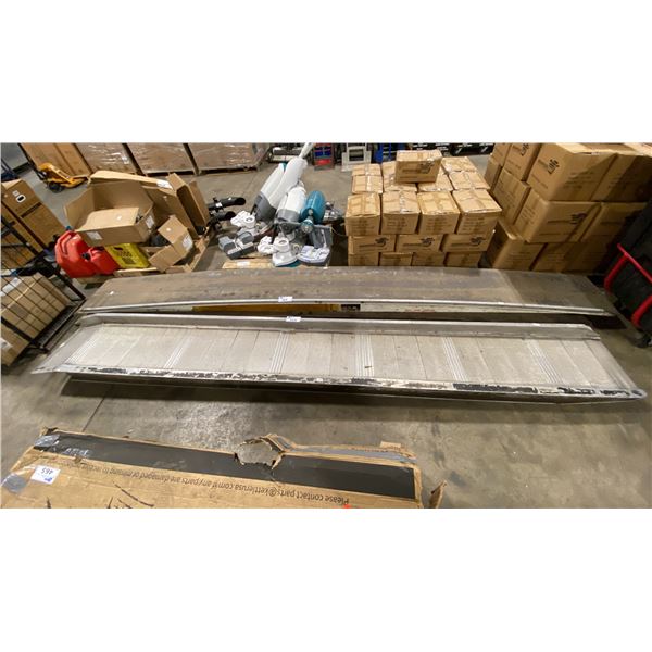 2 SETS OF HEAVY DUTY LOADING RAMPS APPROX 151"L & 168"
