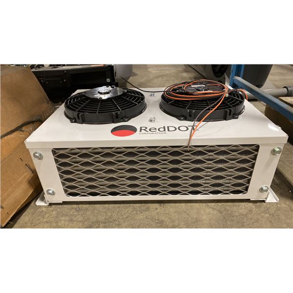 RED DOT R-9725-3P HEAVY-DUTY 12V REMOTE MOUNT AIR CONDITIONING CONDENSER ASSEMBLY *WHITE-IN BOX*